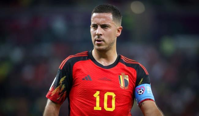 Eden Hazard con Bélgica
