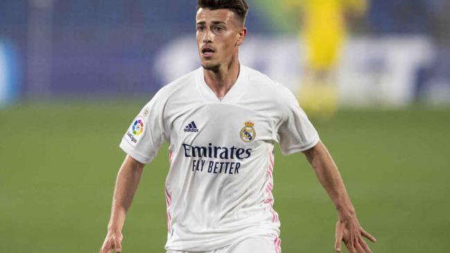 Antonio Blanco jugando con el Madrid Castilla