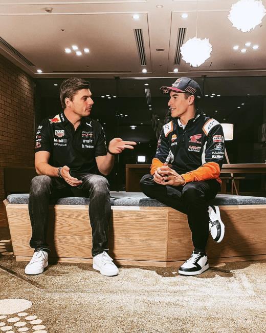 Verstappen y Márquez