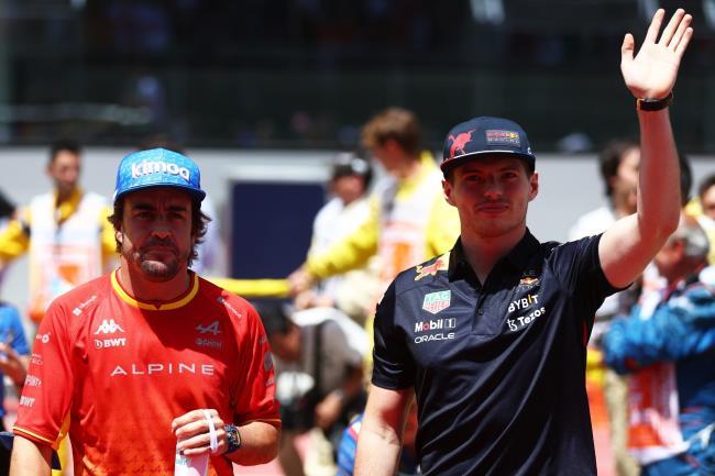 Verstappen y Alonso