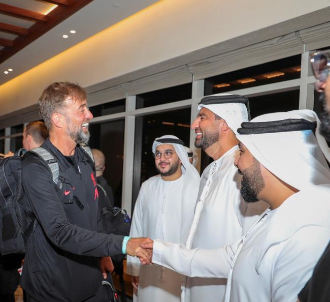 Klopp y el Liverpool durante un viaje a Dubai
