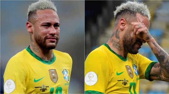 Neymar desolado tras caer eliminado