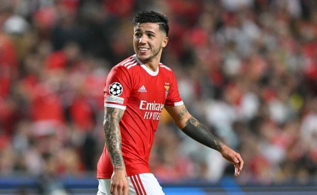 Enzo Fernández, futbolista del Benfica