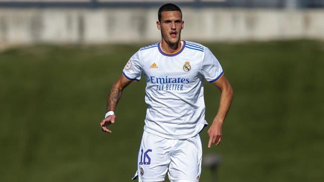 Rafa Marín, futbolista del Real Madrid Castilla