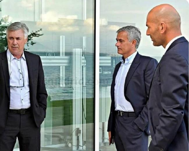 Ancelotti, Mou y Zidane