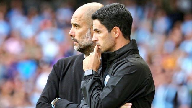 Guardiola y Arteta