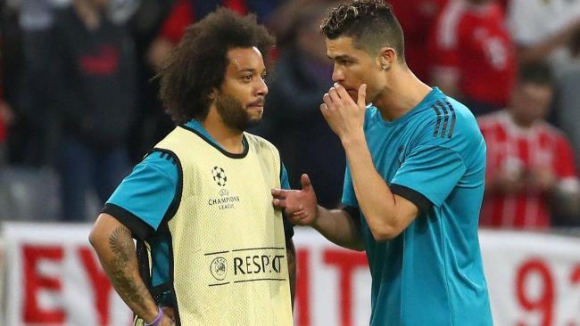 Cristiano Ronaldo y Marcelo