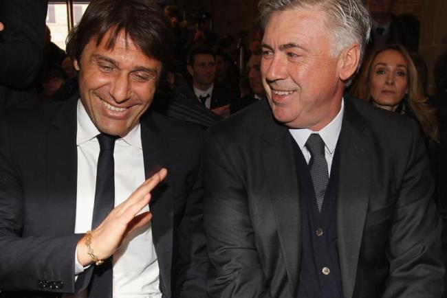 Conte y Ancelotti