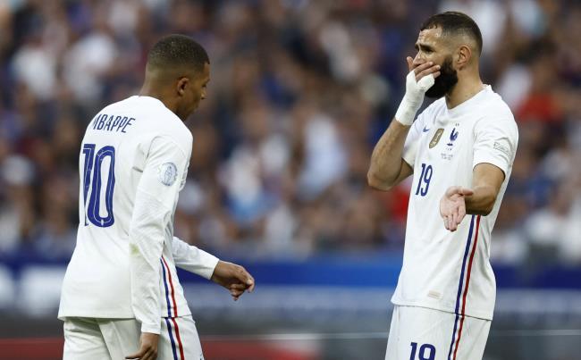 Mbappé y Benzema