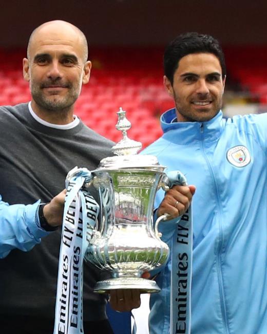Guardiola y Arteta