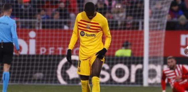 Dembélé lesionado en Girona