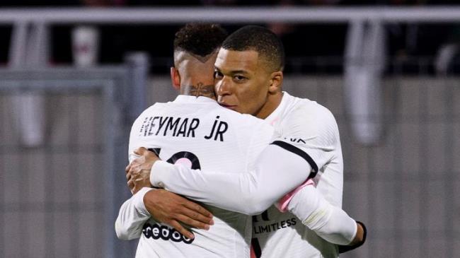 Mbappé y Neymar