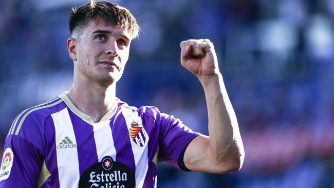 Iván Fresneda, futbolista del Real Valladolid