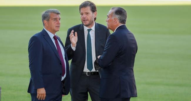 Laporta, Mateu Alemany y Rafa Yuste