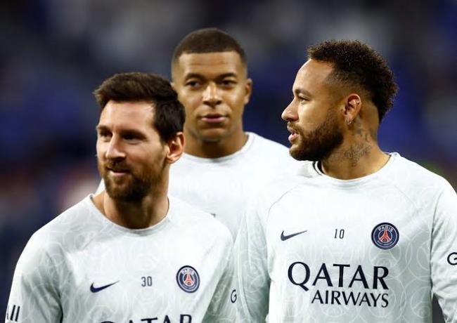 Messi, Mbappé, Neymar