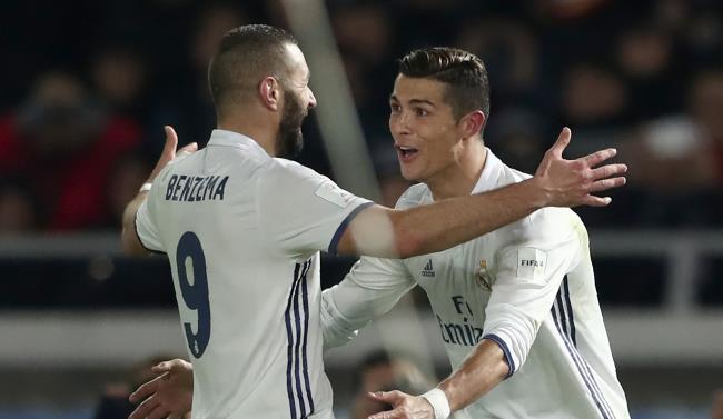 Cristiano Ronaldo y Karim Benzema