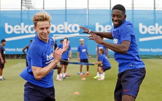 De Jong y Dembélé