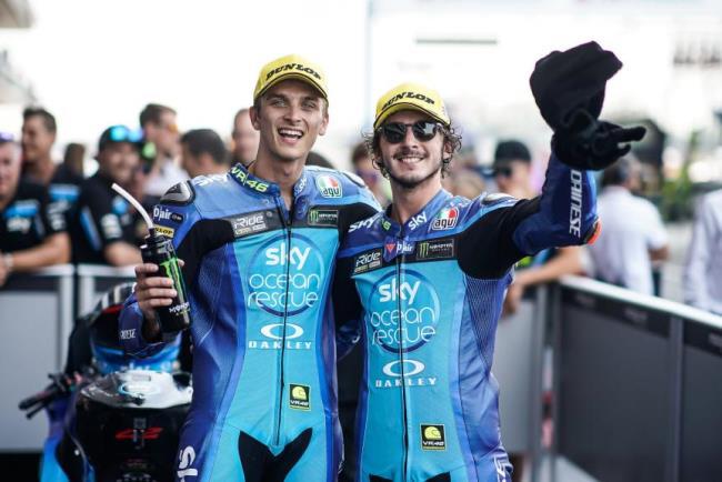 Luca Marini y Francesco Bagnaia, pilotos de MotoGP