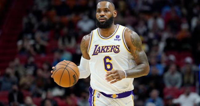 LeBron James, jugador de Los Angeles Lakers
