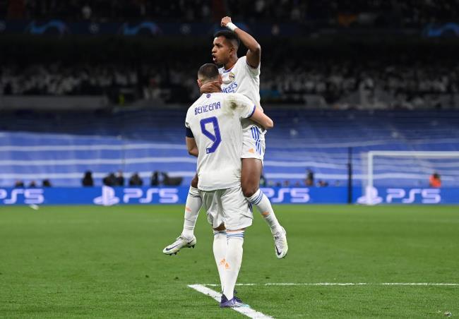 Rodrygo y Benzema