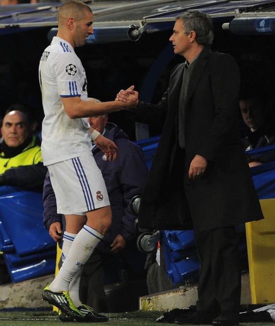 Mourinho y Benzema