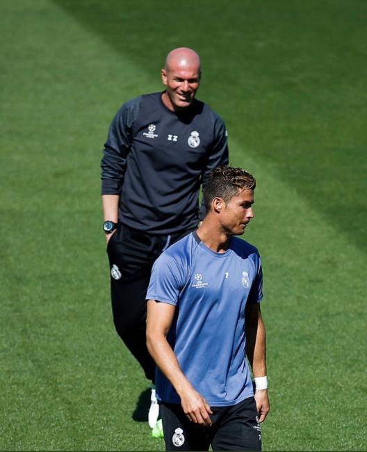 Zidane y Cr7