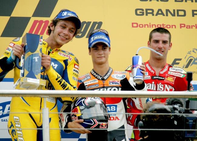 Rossi, Pedrosa y Melandri