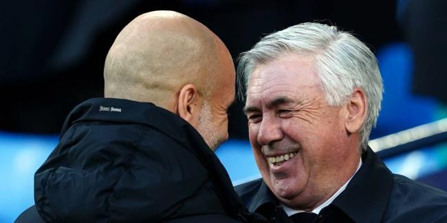 Guardiola y Ancelotti