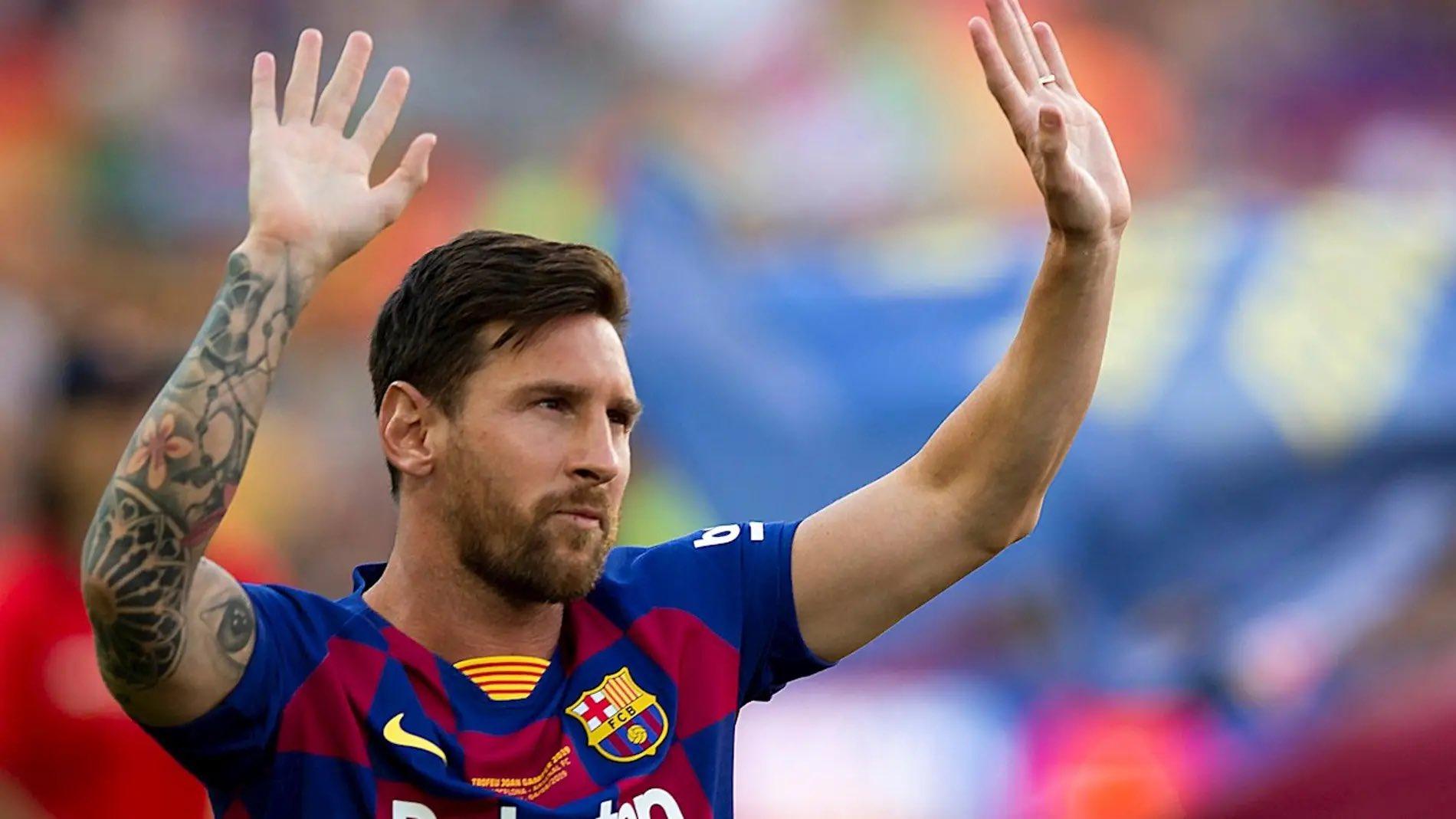 Leo Messi en su etapa con el Barcelona.