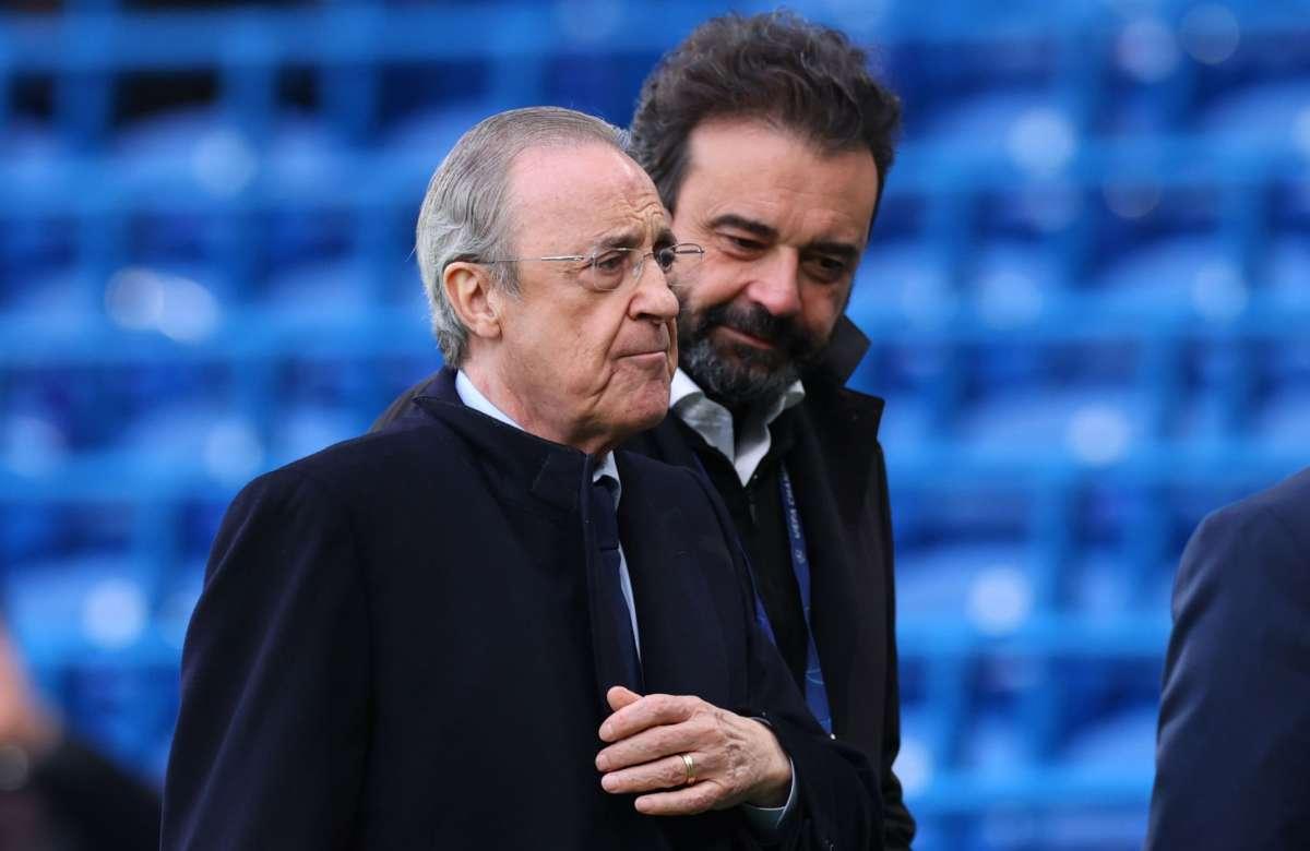 Florentino Pérez y José Ángel Sánchez