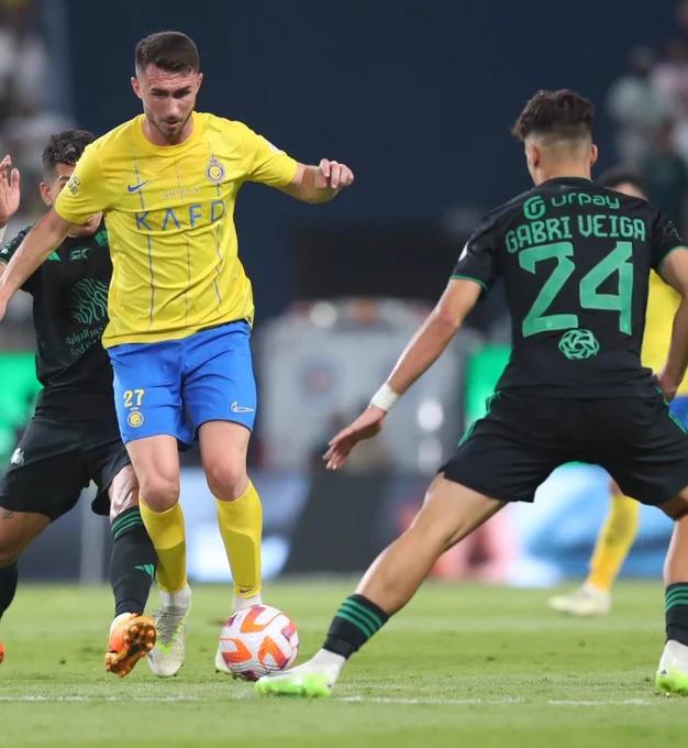 Laporte y Gabri Veiga