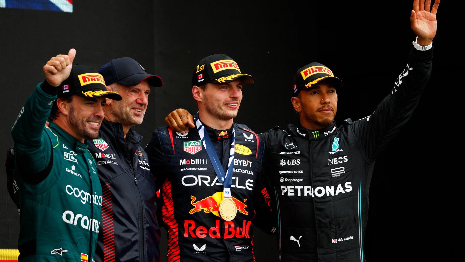 Alonso, Verstappen y Hamilton