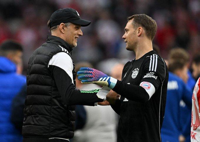 Neuer saluda a Tuchel tras su volver a jugar 351 días después
