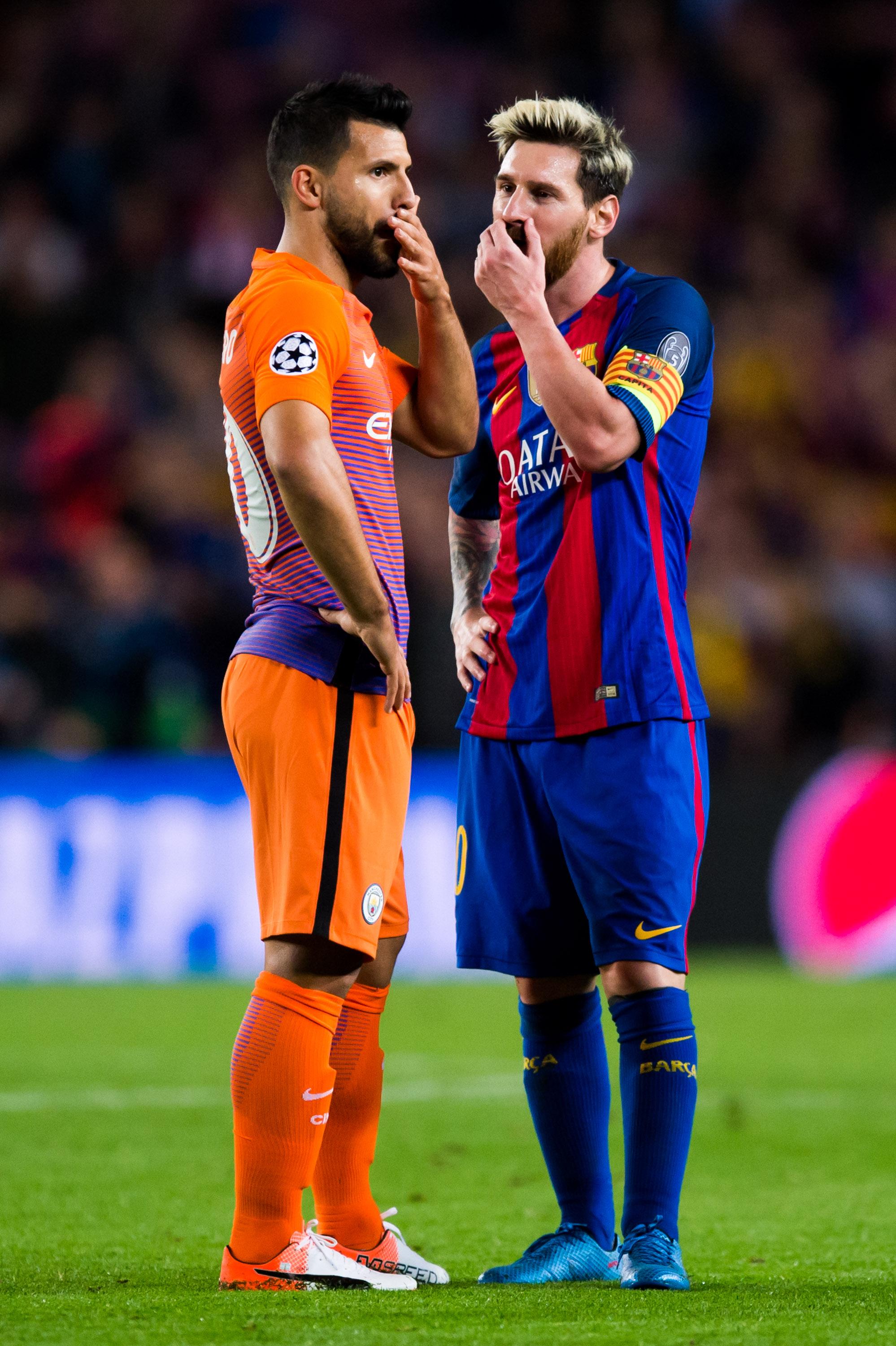 Agüero y Messi