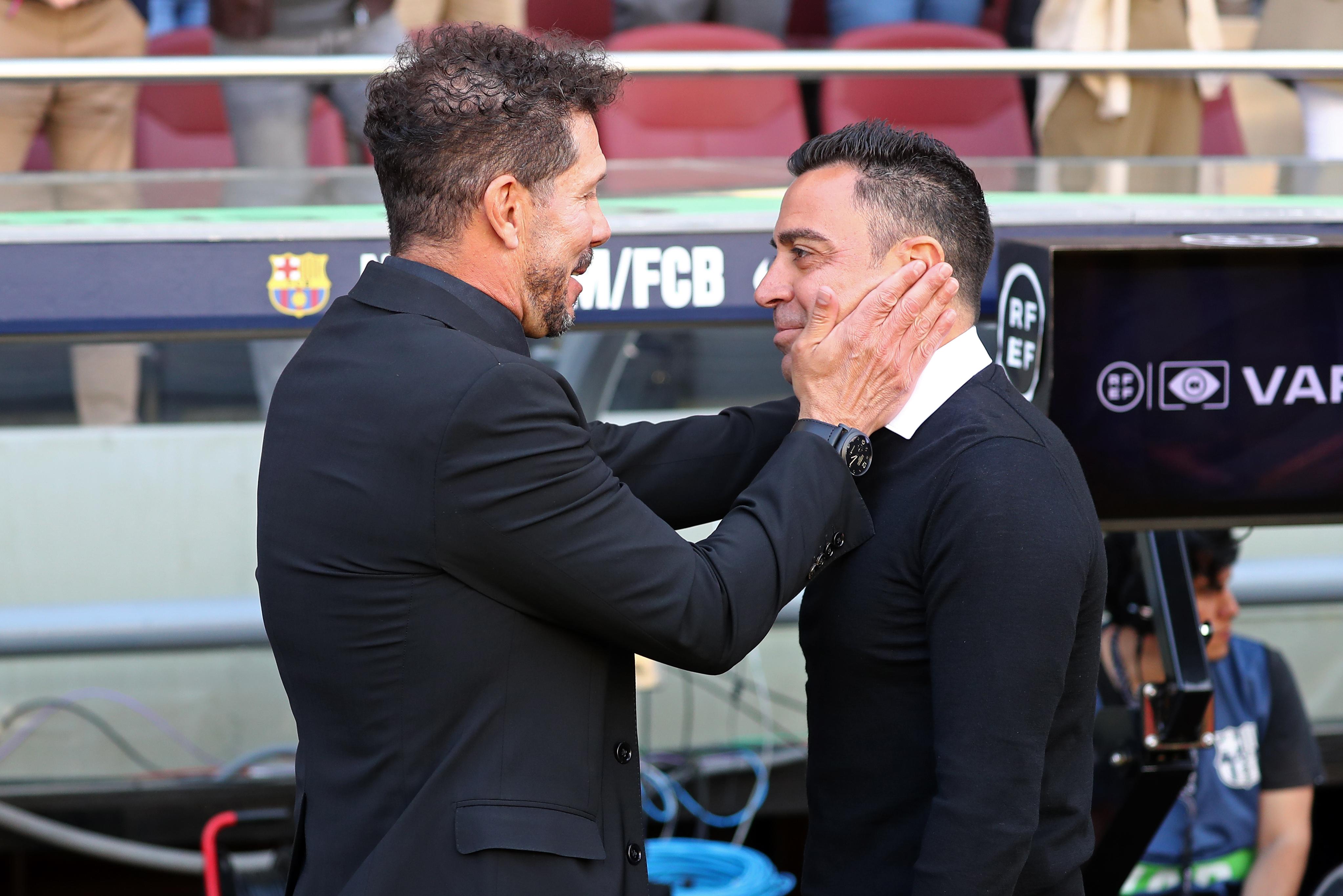 Simeone y Xavi