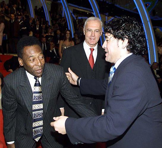 Pelé y Maradona