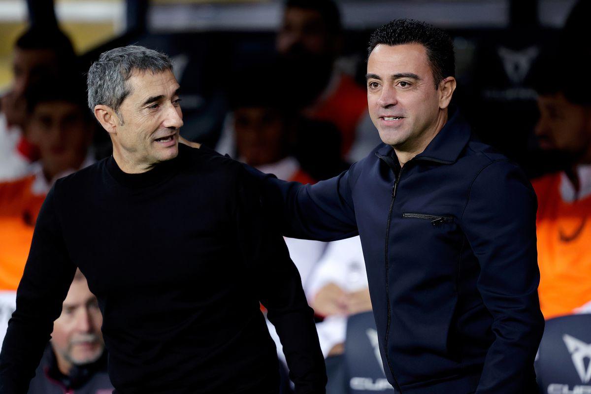 Valverde y Xavi