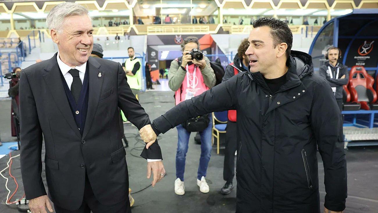 Ancelotti y Xavi