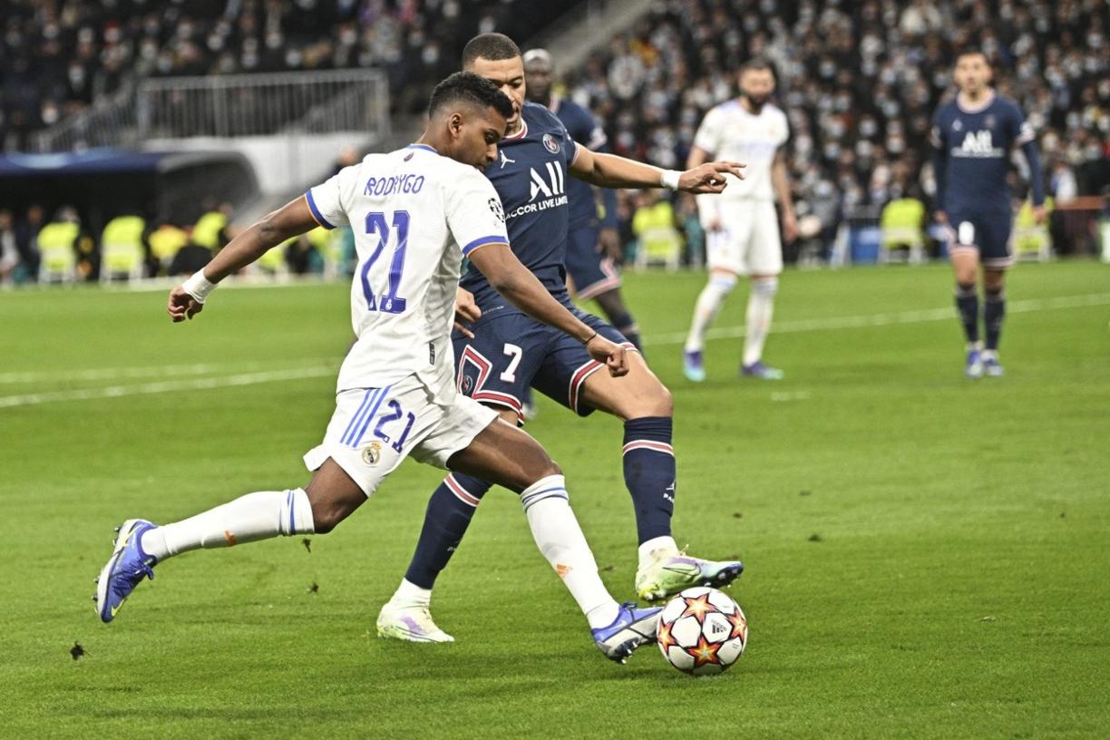 Rodrygo y Mbappé