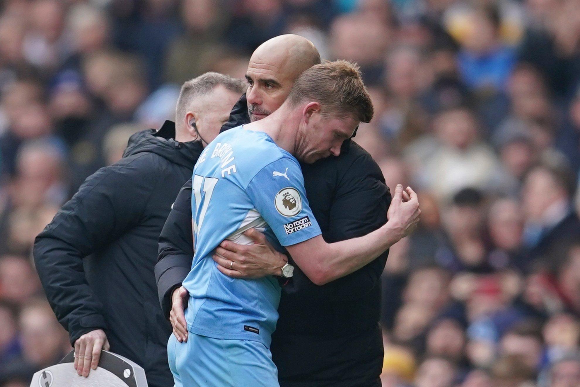 De Bruyne y Guardiola