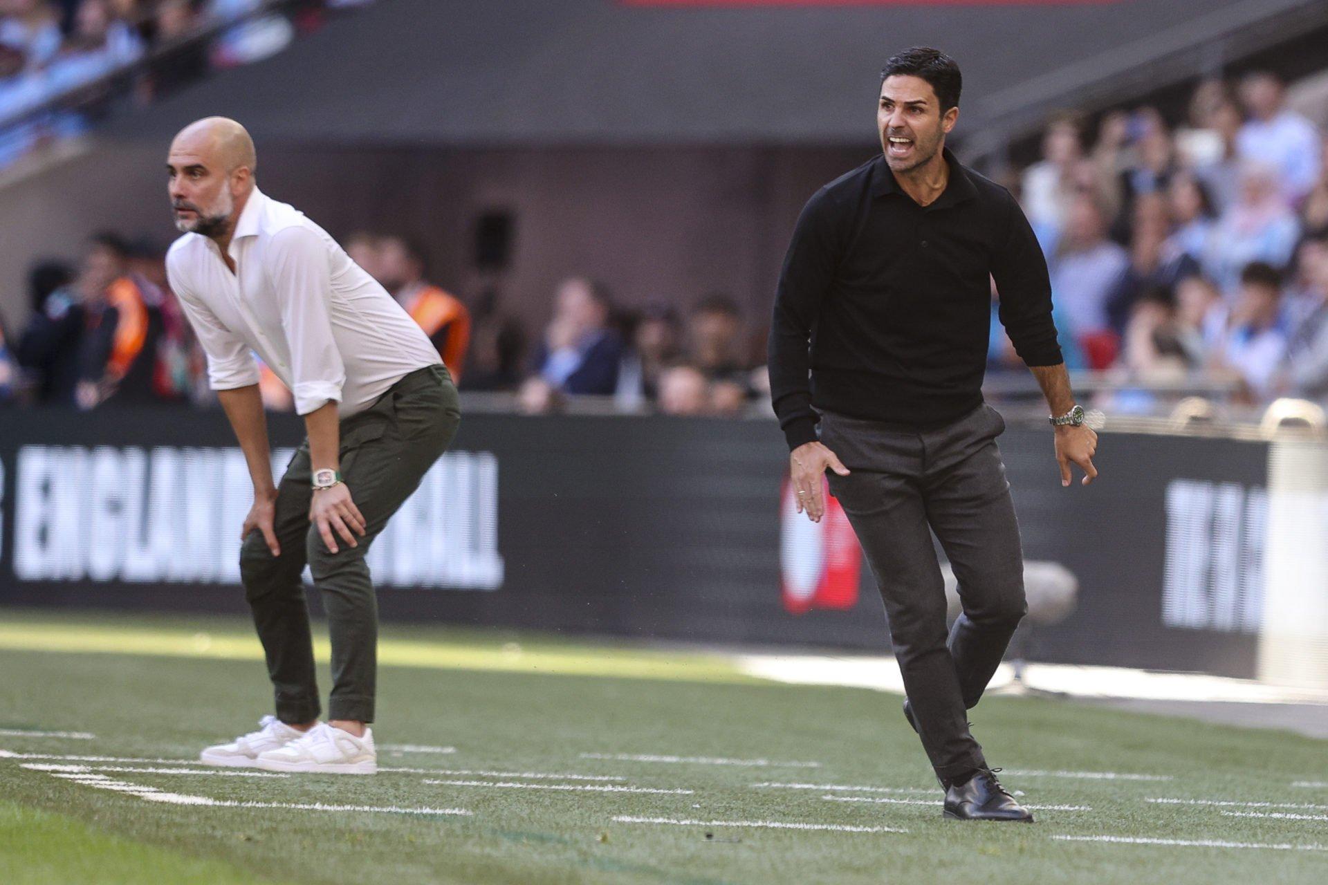 Guardiola y Arteta