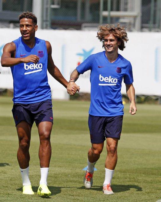 Todibo y Griezmann