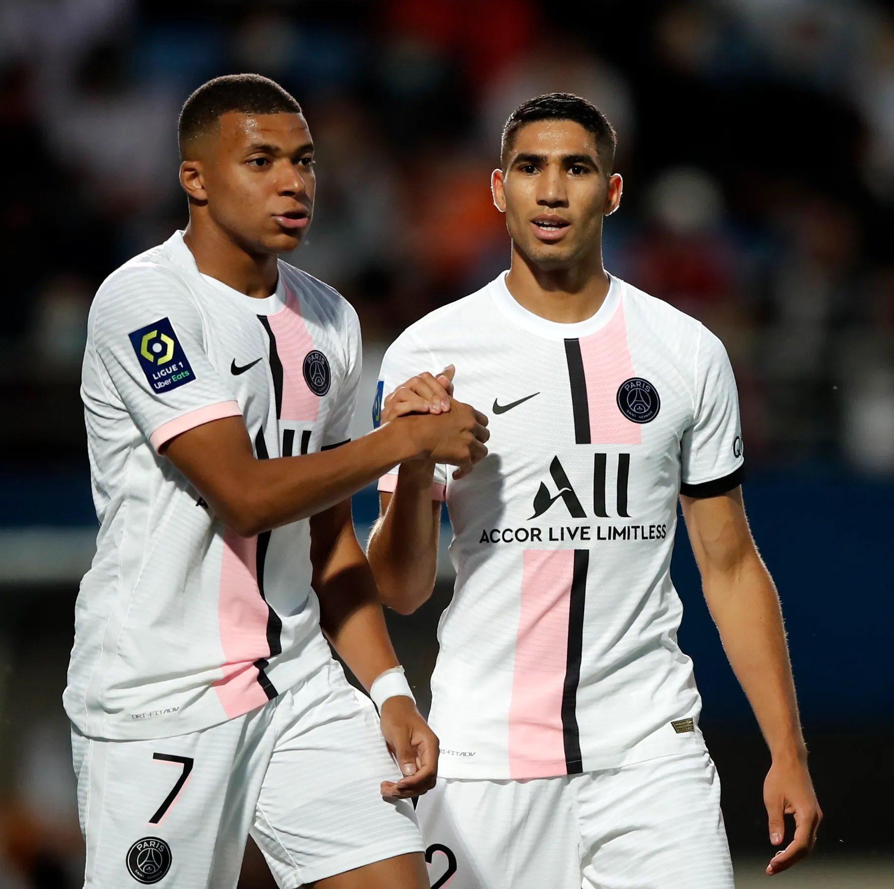 Mbappé y Hakimi