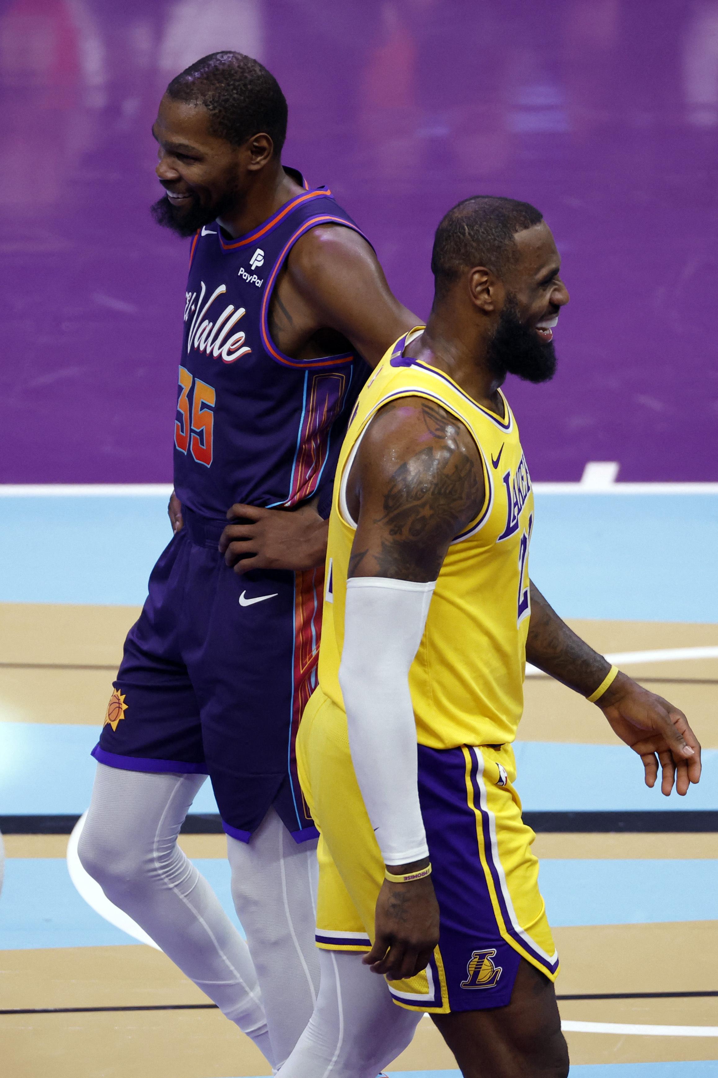 Durant y LeBron
