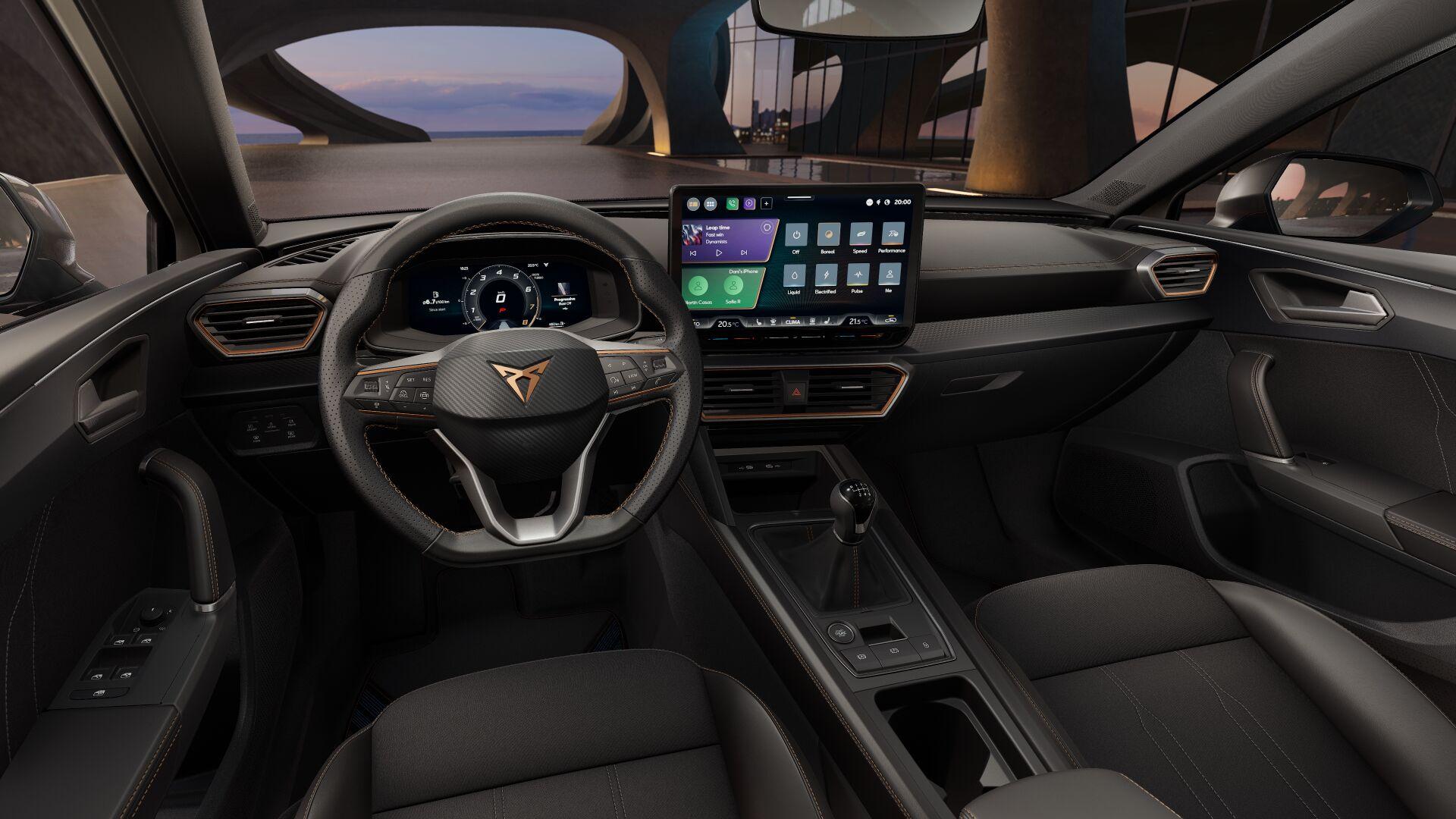 CUPRA León interior