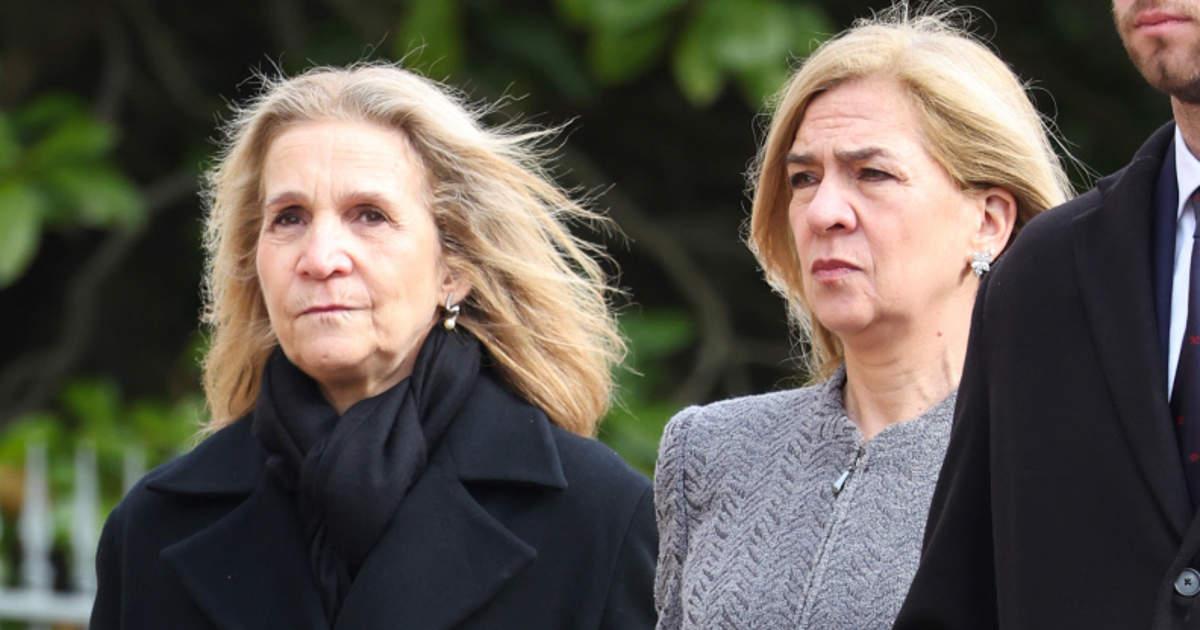 Las infantas Elena y Cristina 