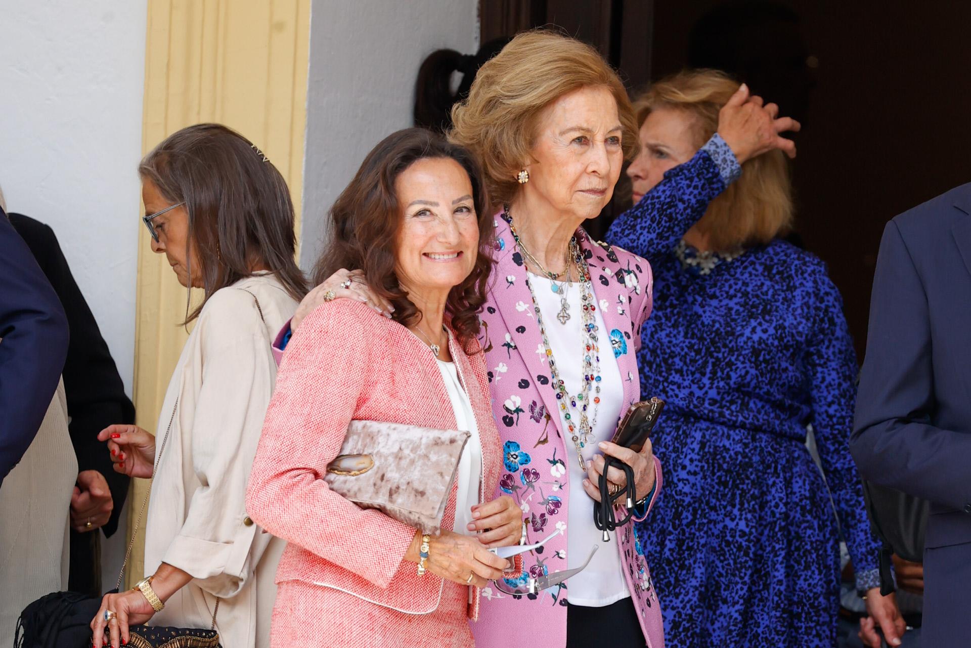 Paloma Rocasolano y la reina Sofía