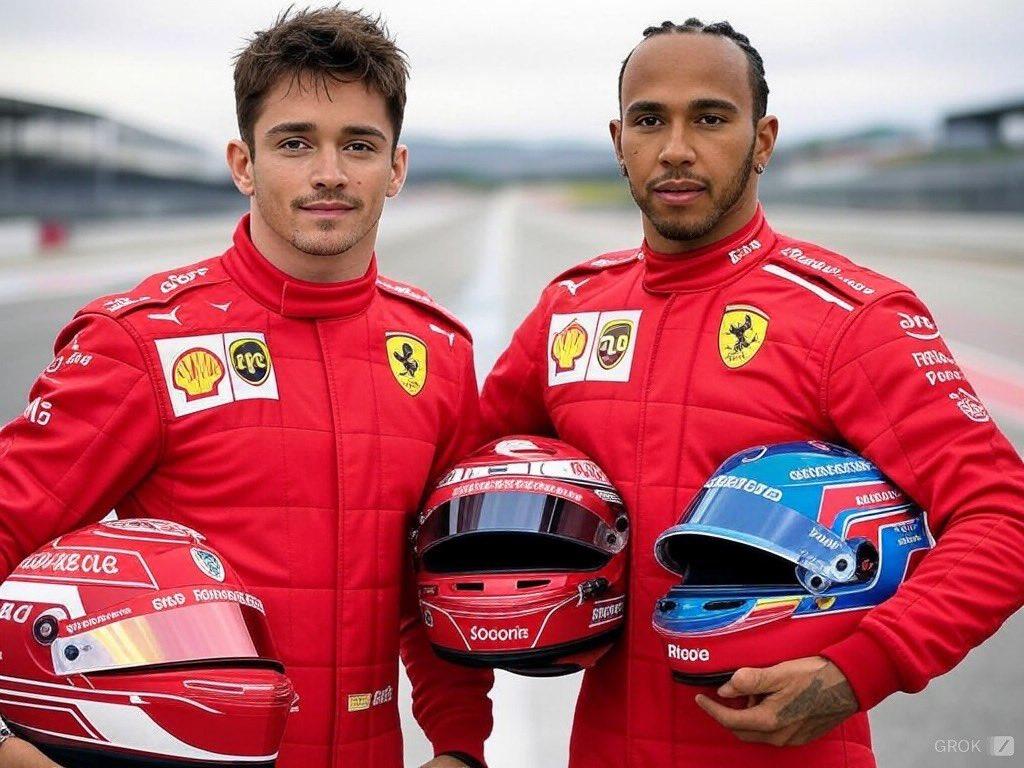 Leclerc y Hamilton