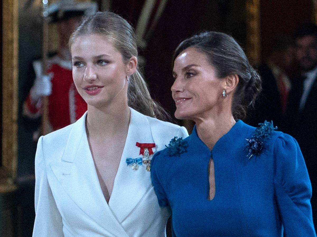 Leonor y la reina Letizia