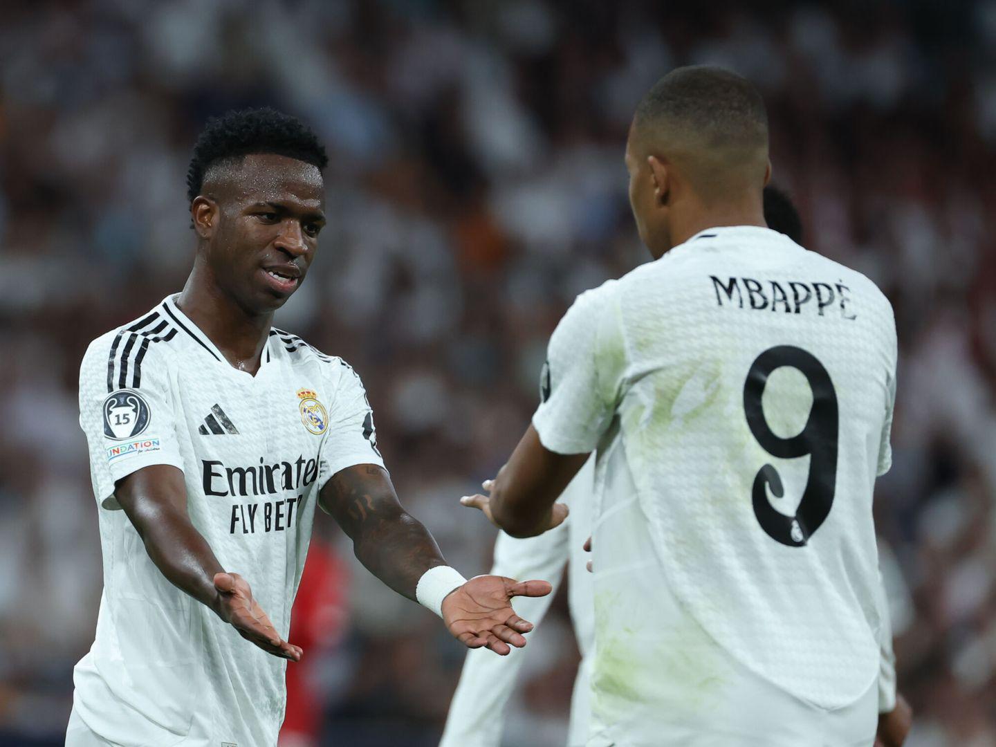 Vinicius y Kylian Mbappé - EFE